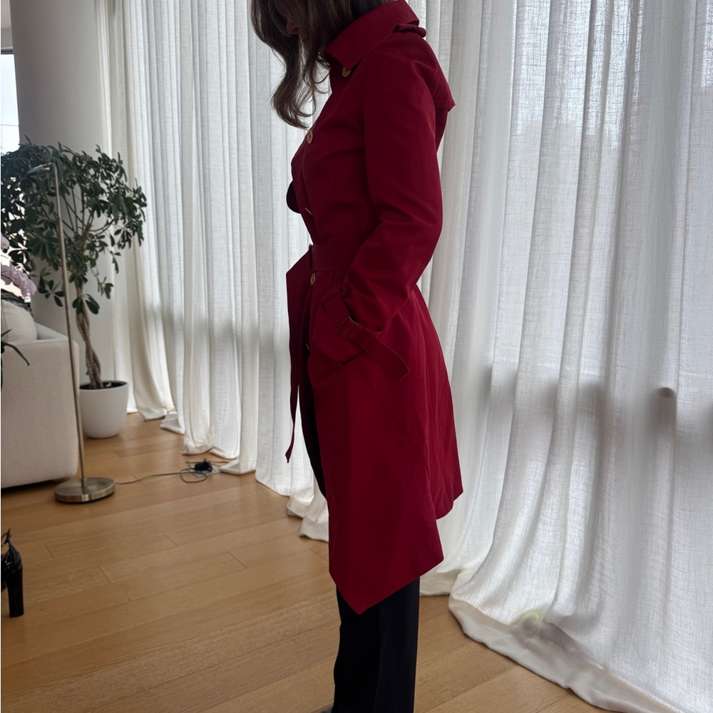 YSL Yves Saint Laurent red trench - Picture 2 of 8